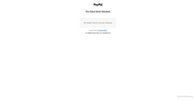 Security scan screenshot of https://www.paypal.com/de/signin