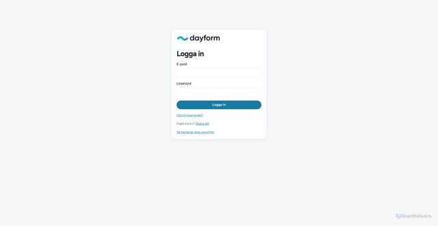 Security scan screenshot of https://dayform.se