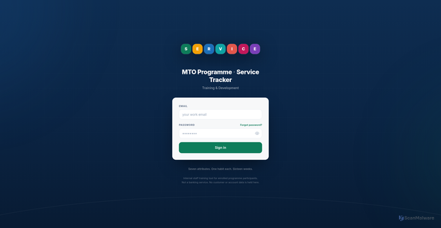 Security scan screenshot of http://mto-tracker.pages.dev