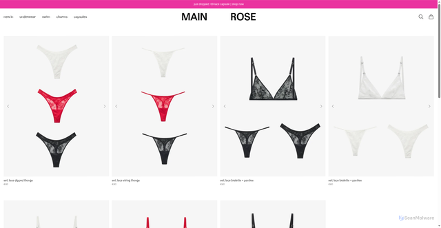 Security scan screenshot of https://mainrose.com/collections/lace-bundles?utm_source=Klaviyo&utm_medium=email&utm_campaign=lace%20bundle%20push&_kx=M7Iq4H4-y5vK2kDmEvadKWBD_cNoB7tRv2zRLmQFPJw.SuD5J2