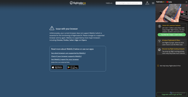 Security scan screenshot of https://sdk.flightradar24.com