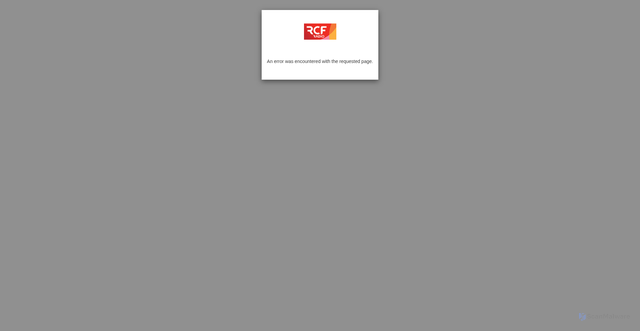 Security scan screenshot of https://media.rcf.fr