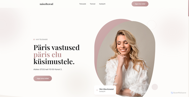 Security scan screenshot of https://naisedteavad.pages.dev/