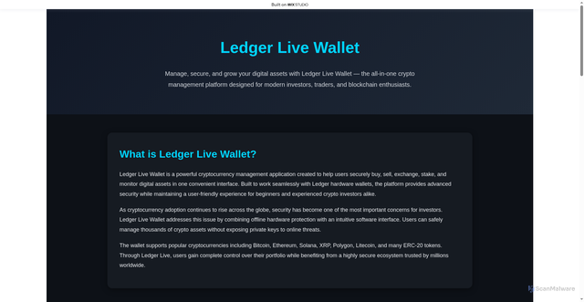 Security scan screenshot of https://livepage-ldgren.wixstudio.com/en-us
