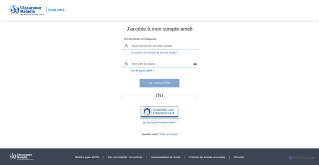 Security scan screenshot of http://www.assistance-amelienligne.com/