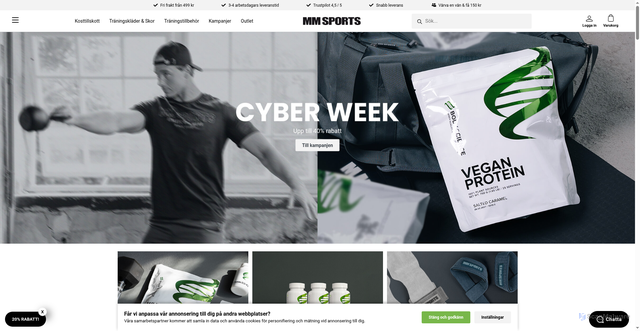 Security scan screenshot of https://www.mmsports.se/