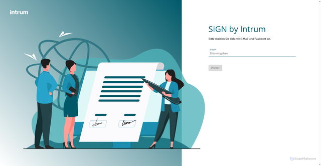 Security scan screenshot of https://app.signintrum.ch