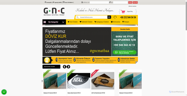 Security scan screenshot of https://gncmatbaa.com