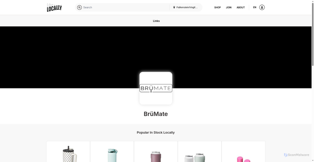 Security scan screenshot of https://brumate.locally.com