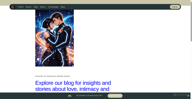 Security scan screenshot of https://smokeypaprika.com/?p=25