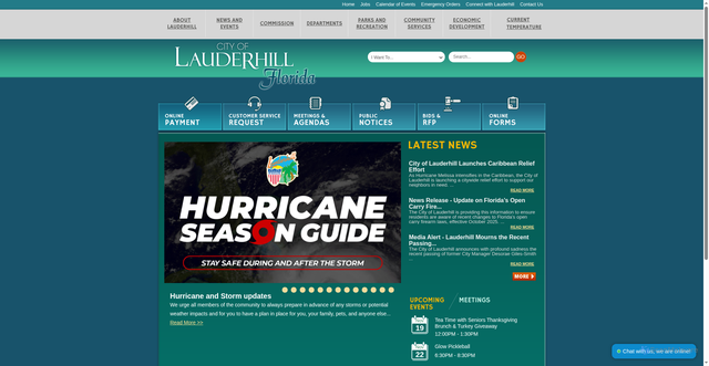 Security scan screenshot of https://www.lauderhill-fl.gov/