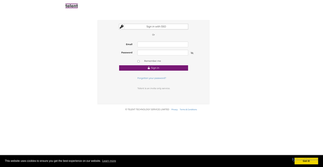 Security scan screenshot of https://telent.zivio.net