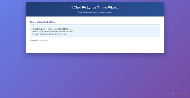Security scan screenshot of https://choirpal.pages.dev/lyrics-timing-wizard