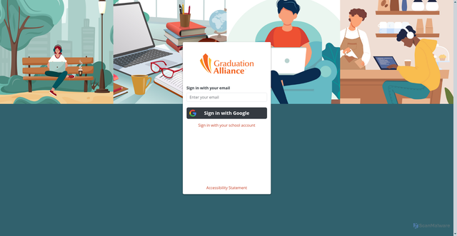 Security scan screenshot of https://graduate.gradally.com