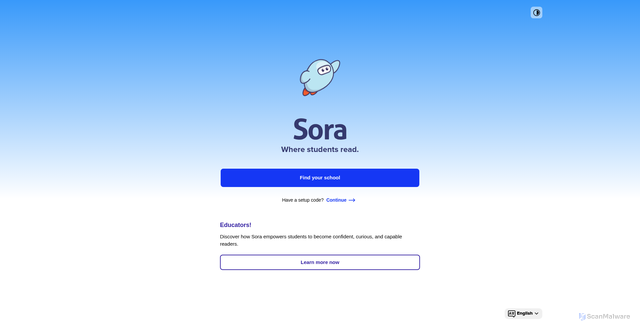 Security scan screenshot of https://soraapp.com