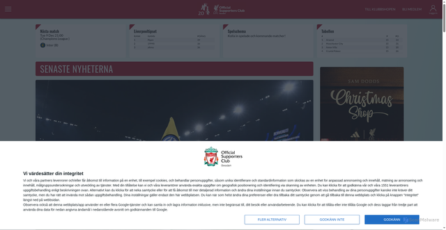 Security scan screenshot of https://www.lfc.se/