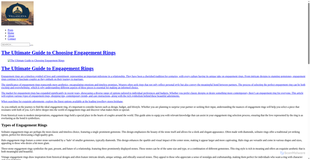 Security scan screenshot of https://hotelcondevillanuevacom-dbs.pages.dev/posts/the-ultimate-guide-to-choosing-engagement-rings/
