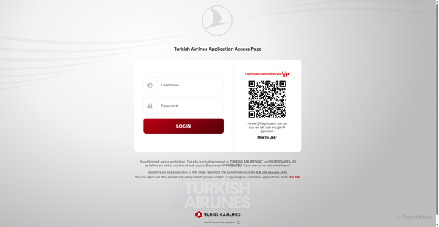 Security scan screenshot of https://faal.thy.com/