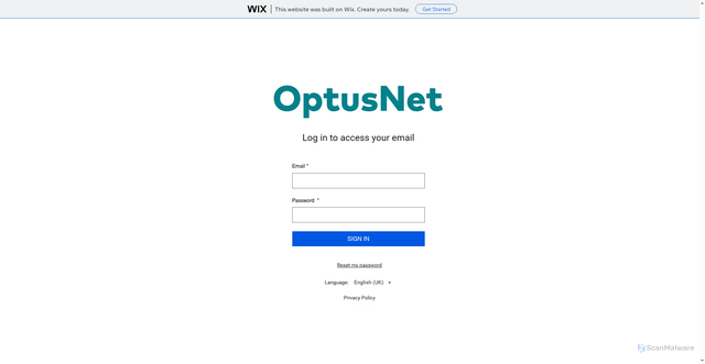 Security scan screenshot of https://matsno21.wixsite.com/my-site-9