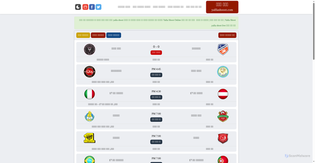 Security scan screenshot of https://www.yalllashooot.com/