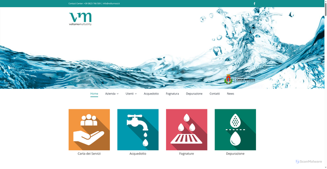 Security scan screenshot of https://www.volturnosi.it/