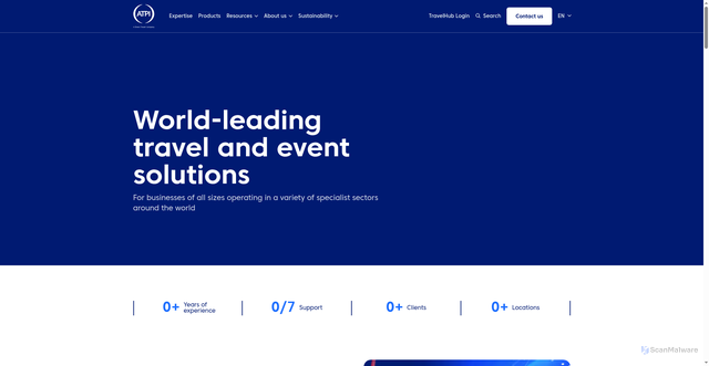 Security scan screenshot of https://atpi.com