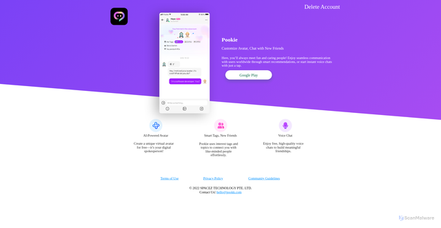 Security scan screenshot of https://pookk.com