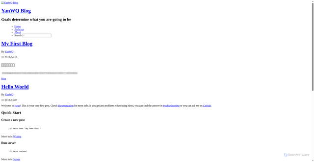Security scan screenshot of https://innocence-y.github.io