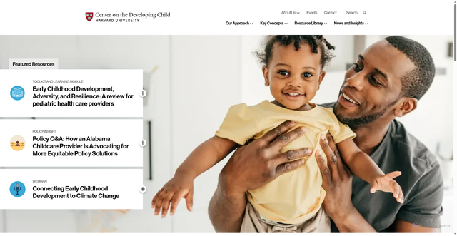 Security scan screenshot of https://developingchild.harvard.edu/homepage/