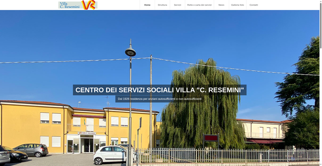 Security scan screenshot of https://villaresemini.it/