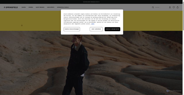 Security scan screenshot of https://myspringfield.com