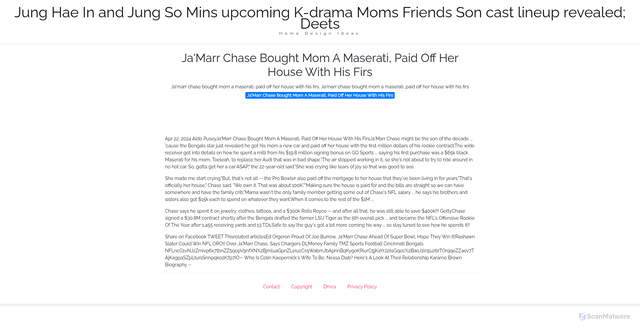Security scan screenshot of https://corpheanhugo-aefuv90cq7.edgeone.app/24774-jamarr-chase-bought-mom-a-maserati-paid-off-her-house-with-his-firs.html