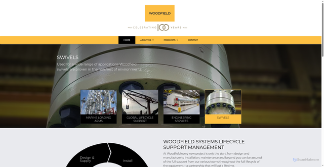 Security scan screenshot of https://www.woodfieldsystemsltd.com/