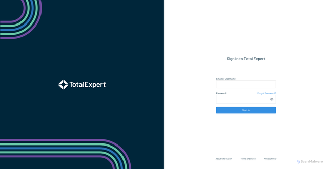 Security scan screenshot of https://totalexpert.net