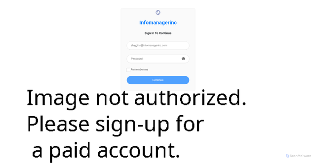 Security scan screenshot of https://divasafarmavico-emgotee3.appwrite.network/?e=shiggins@infomanagerinc.com