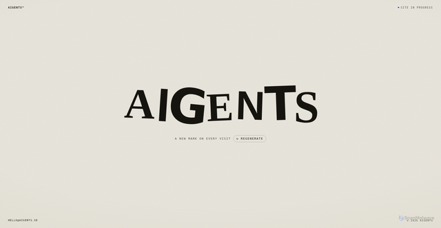 Security scan screenshot of https://aigents.se