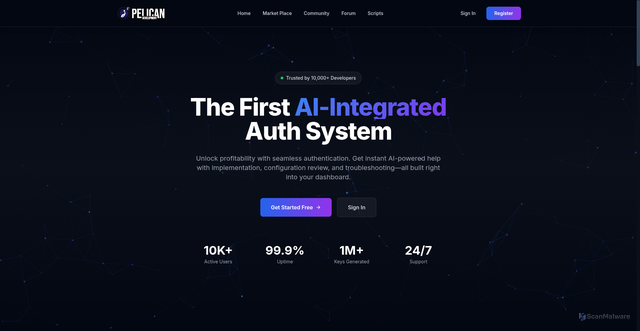 Security scan screenshot of https://pandadevelopment.net