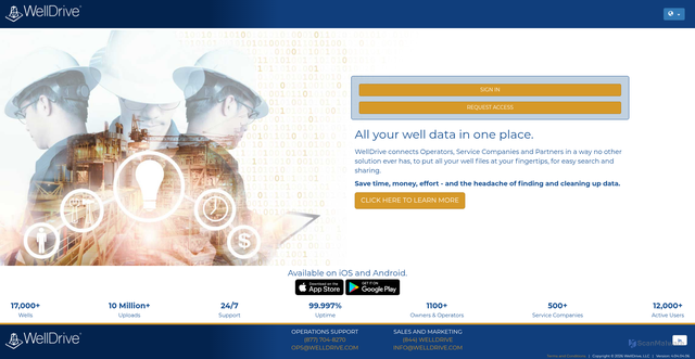 Security scan screenshot of https://www.welldrive.com