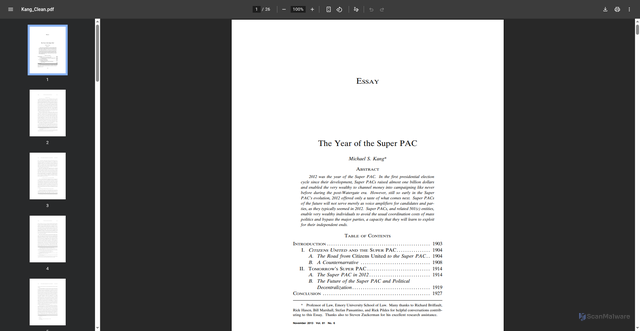 Security scan screenshot of https://www.gwlr.org/wp-content/uploads/2015/09/Kang_Clean.pdf