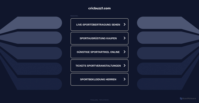 Security scan screenshot of https://www.cricbuzz1.com/