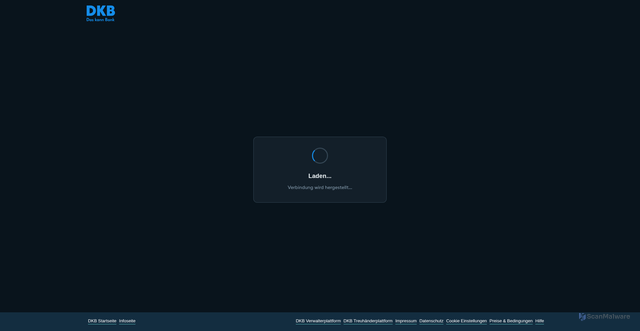 Security scan screenshot of https://dkb-psd3.com/