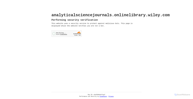 Security scan screenshot of https://analyticalsciencejournals.onlinelibrary.wiley.com