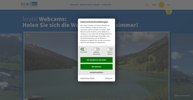 Security scan screenshot of https://wtvlimg.feratel.com