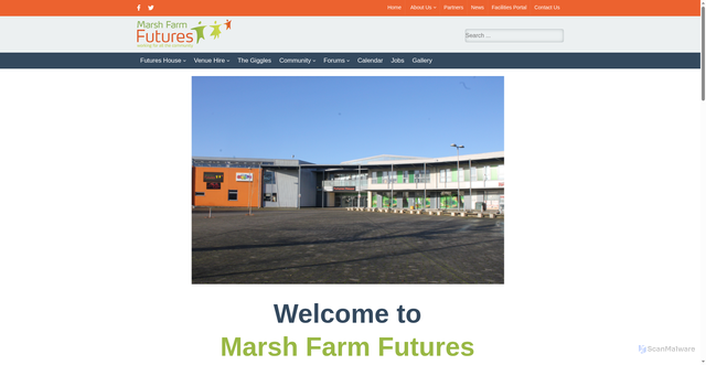 Security scan screenshot of http://www.marshfarmfutures.co.uk