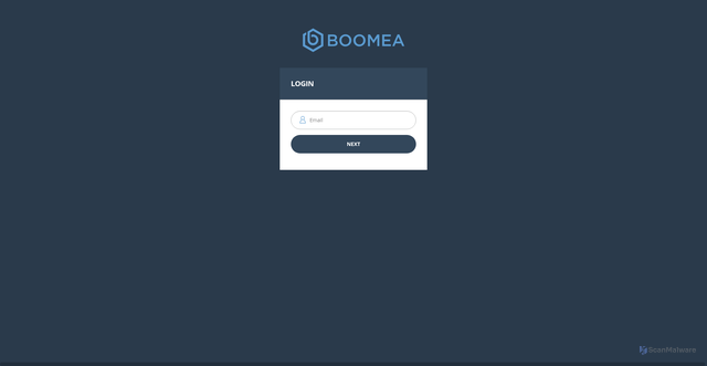 Security scan screenshot of https://app.boomea.com