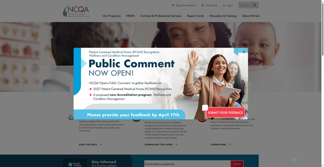 Security scan screenshot of https://ncqa.org