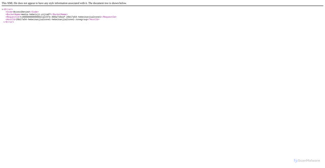 Security scan screenshot of https://media-hebeisjz-yijia07.he3oss.ctyunxs.cn