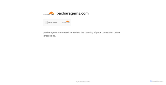 Security scan screenshot of https://pacharagems.com