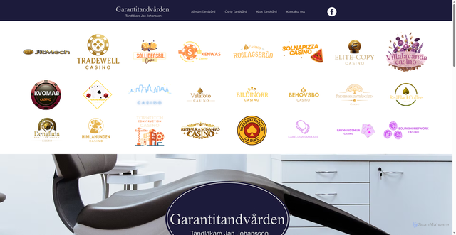 Security scan screenshot of https://garantitandvarden.se