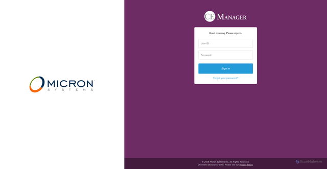 Security scan screenshot of https://mm.micronapps.com